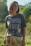 Dream Free Mineral Wash Graphic Top