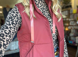High Neck Puffer Vest