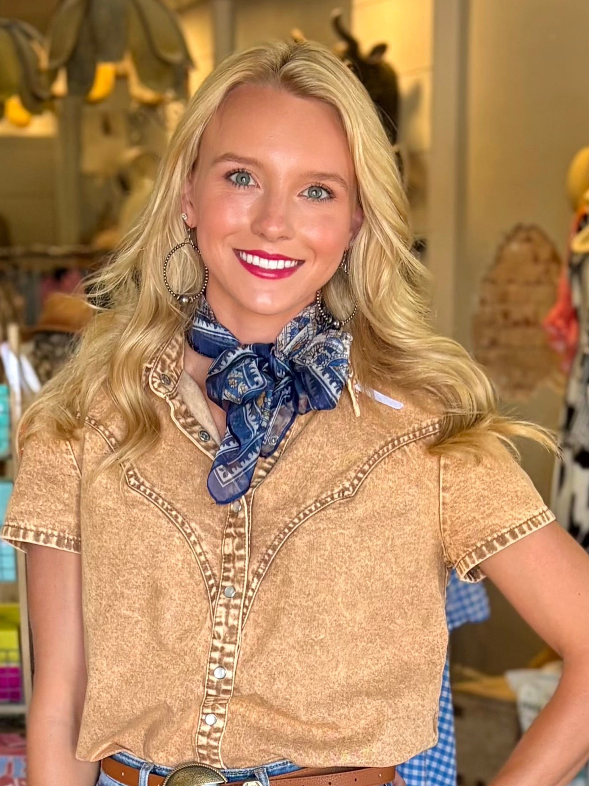 Boho-Print Bandana: Lightweight Spring & Summer Style