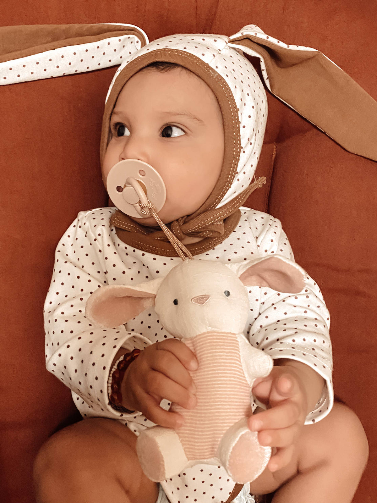 *NEW OPTIONS* Bitzy Pal Natural Rubber Pacifier & Plush