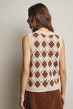 Crochet Diamond Pattern Vest