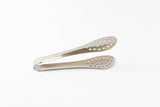 Fox Run Stainless Steel Mini Straining Tongs, 5"