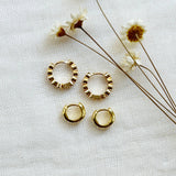 Kara Tozer Diamond Dainty Hoop Stacking Set