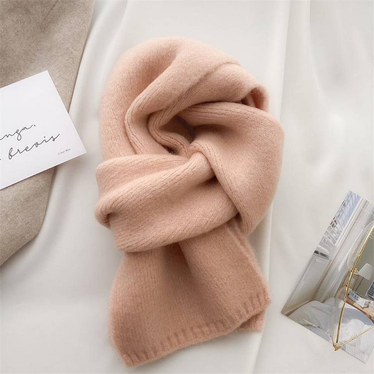 Soft Knit Neck Scarf