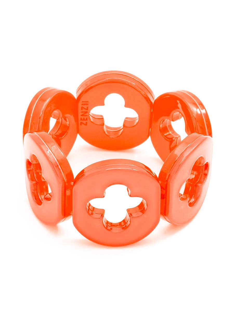 Zenzii Resin Clover Bracelet
