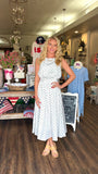 Polka Dot Top and Skirt Set
