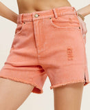 Colored Denim Shorts