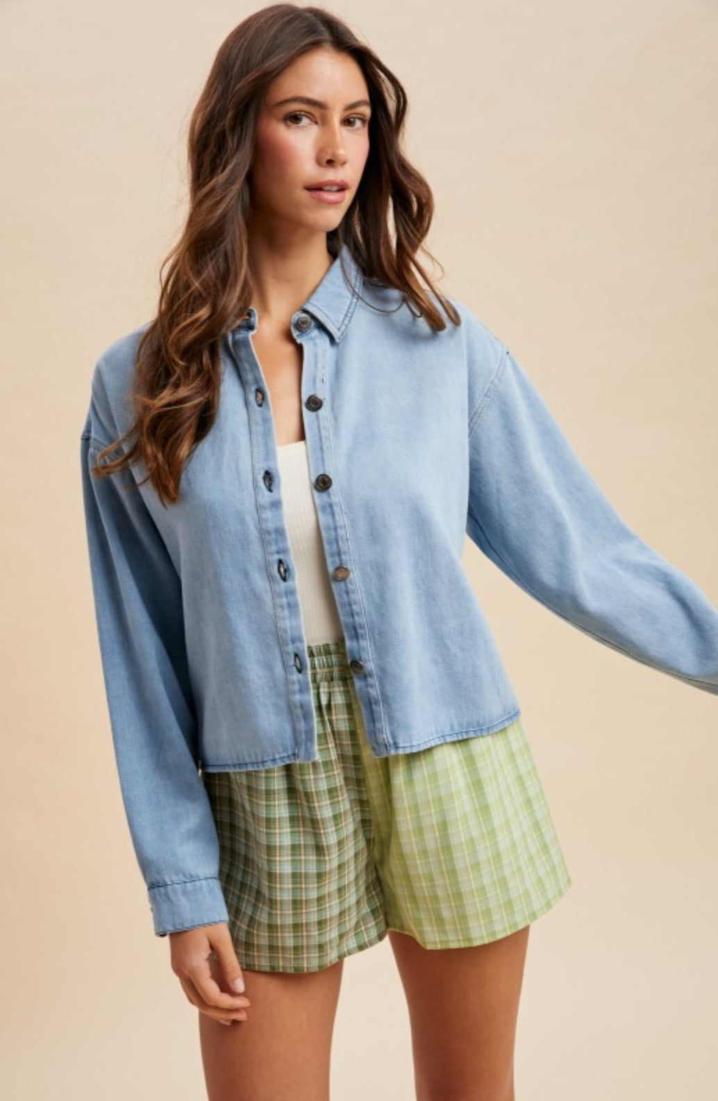 Cropped Denim jacket