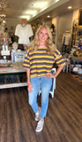 Striped Knit Top