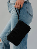 Cable Knit Clutch