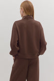 Quarter Zip Knit Top
