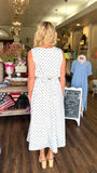 Polka Dot Top and Skirt Set