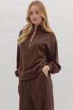 Quarter Zip Knit Top