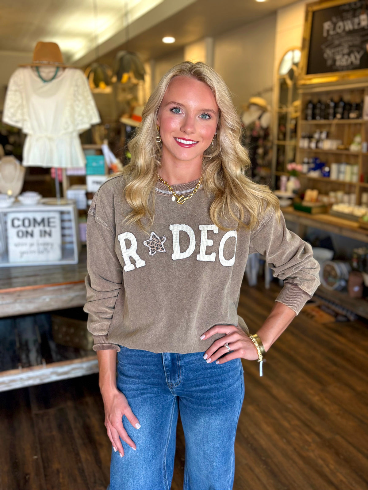 Rodeo Patch Sweatshirt