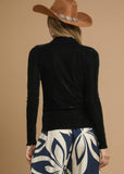 Velvet Fitted Long Sleeve