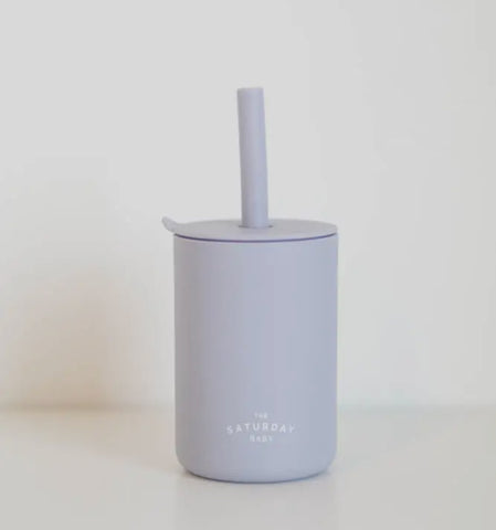 Baby Silicone Straw Cup