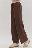 Wide Leg Front Seam Pants