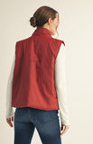High Neck Puffer Vest