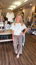 Low Waisted DrawString Cargo Pant