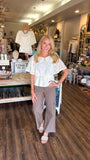 Low Waisted DrawString Cargo Pant
