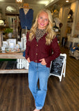 Brushed Button Up Cardigan