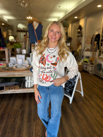 Western Graphic Sweatshirt