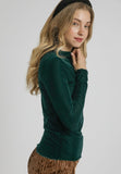 Velvet Fitted Long Sleeve