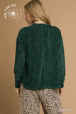 Chenille Crew Neck Long Sleeve