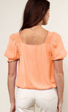 Smocked Sleeve Blouse