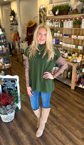 Soft Mock Neck Sweater