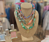 Callie Heart Scarf Necklace