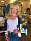 Oversized Varsity Cardigan