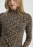 Jacquard Mock Neck