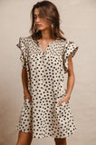 Dot Print Dress