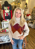 Argyle Pattern Sweater