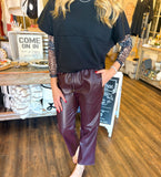 Leopard Mesh Layering Top