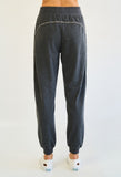 Jogger Pants with Piping