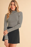 Striped Turtleneck