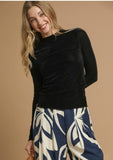 Velvet Fitted Long Sleeve