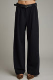 Belted Wide Leg Trousers