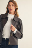 Faux Leather Jacket