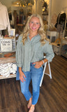 Striped Button Up Long Sleeve