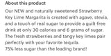 Strawberry Key Lime Margarita Mixer