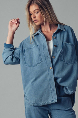 Vintage Washed French Terry Top