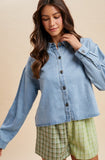 Cropped Denim jacket