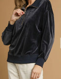 3/4 Zip Chenille