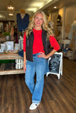 High Neck Puffer Vest