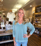 Light Teal Blue Sweatshirt
