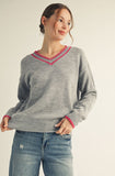 Color Contrast Sweater