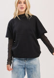 Drop Shoulder Fleece Pullover